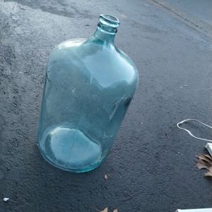 Glass water jug